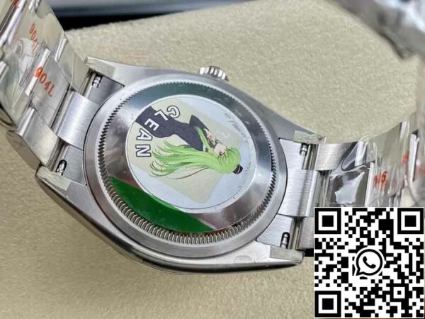 9 13 cf7acb1d 459b 4e56 b997 f04864cebba6 Replika Rolex Oyster Perpetual M126000-0008 36MM tiszta gyári rózsaszín számlapja