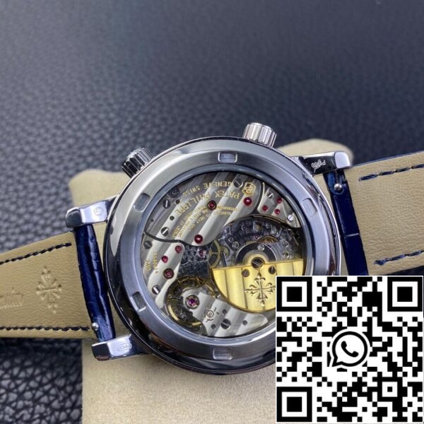 9 17 40cbf0e4 1d56 4097 8ed2 298904c68d32 Patek Philippe Grote Complicaties 6104G-001 1:1 Beste Editie AI Fabriek Hemel Maan Blauwe Wijzerplaat