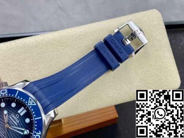 9 18 3d23c7b7 1056 44f6 a0a6 448eaf008a95 Omega Seamaster Diver 300M 210.32.42.20.03.002 Summer Blue 1:1 Best Edition VS Factory Rubber Strap