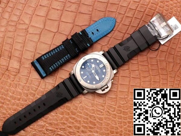 9 18 f09292d4 db18 4361 a748 50e9ae310791 Panerai Submersible PAM00692 1:1 Best Edition VS Factory Blue Dial Swiss ETA9010