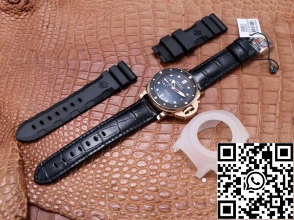 9 196 Panerai Submersible PAM00974 1:1 Best Edition VS Factory Rose Gold Swiss Movement