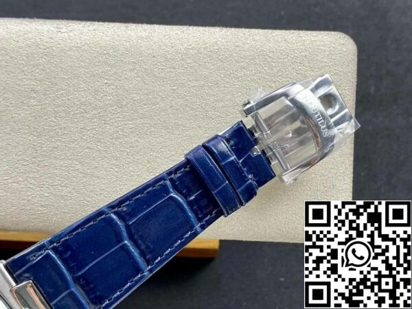 9 19 3cb575fc e0d1 4e8e bacd e21651f6bfc2 Patek Philippe Nautilus 5712 1:1 Best Edition GR Factory Correa de piel azul