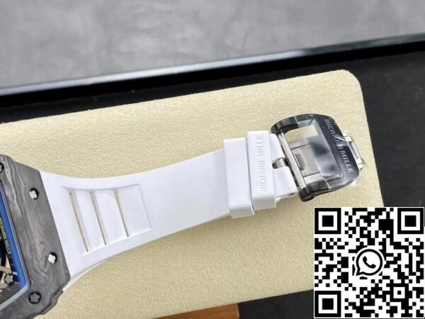 9 21 17218c99 438a 4718 bebe 10a5c73880c2 Richard Mille RM35-02 1:1 Best Edition T+ Factory Hiilikuitu Valkoinen hihna