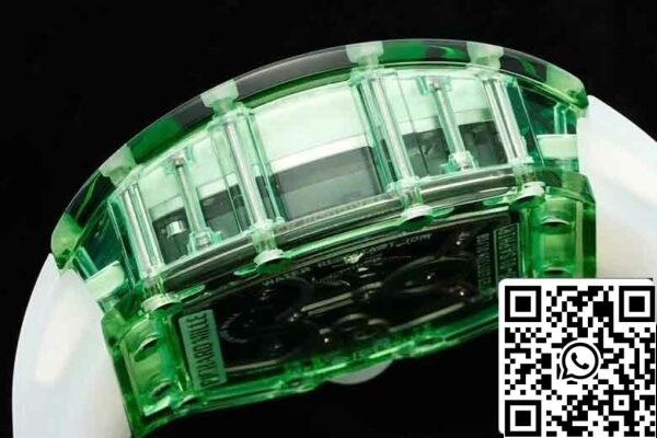 9 24 31fb15d5 d54b 41bc 9e55 2ce21b41f5c9 Richard Mille RM26-01 Tourbillon Best 1:1 Edition RM Factory Cassa verde trasparente