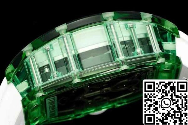 9 25 46a20229 d608 4d0e aa0b 3af224442bf2 Richard Mille RM26-01 Tourbillon Beste 1:1 Editie RM Fabriek Groene Skelet Wijzerplaat