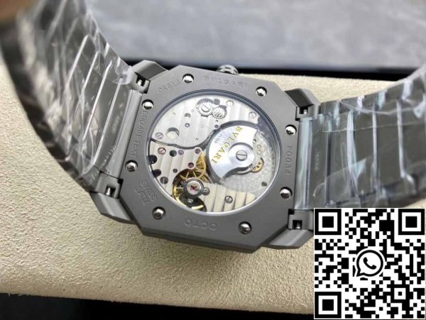 9 28 c0d9fa1a 506b 40dc a728 08bfdc0a9473 Bvlgari Octo Finissimo 102713 BGO40C14TTXTAUTO 1:1 Best Edition BV Factory Silver Grey Dial