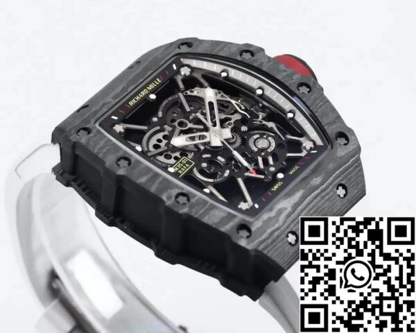 9 2 013acda7 96ed 446a a1cc f5cec27f7121 Richard Mille RM35-01 1:1 Best Edition BBR Factory Weißes Kautschukarmband