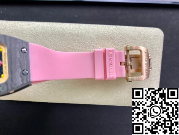 9 32 4a0197e0 3737 43c4 b752 801e832656f3 Richard Mille RM-07 Bon Bon 1:1 Meilleure édition RM Factory Bracelet rose