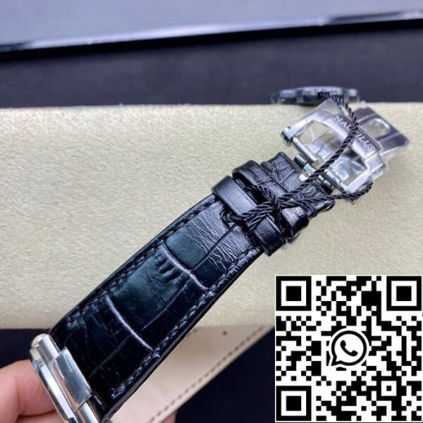 9 38 7097c45c 74e9 45ec bb6c e55ade00a7cb Patek Philippe Nautilus 5711 1:1 Best Edition 3K Factory White Dial Cowhide Strap