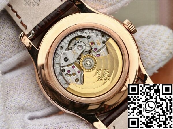 9 38 9a5a6cbf 10d5 4e23 950d 666a4c7b4653 Patek Philippe Complications 5205R-001 1:1 Best Edition KM Factory Milky Valkoinen Soittaa