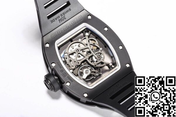 9 44 5af1494c c1a1 405c 83c1 9efc1e9aa946 Richard Mille RM-055 1:1 Best Edition BBR Factory V2 Black Ceramic Case