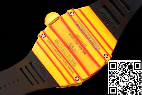 9 44 69331b3a ec5b 4a8f 9bc9 65cc726aa956 Richard Mille RM27-03 Rafael Nadal Tourbillon 1:1 Best Edition RM Factory Gummiarmband