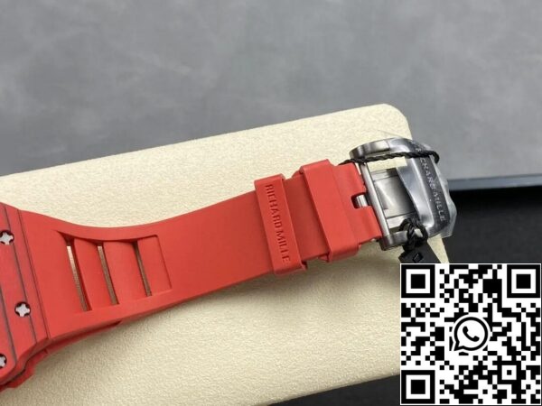 9 44 844770bb 8b81 40d3 8da9 5283b36149b5 Richard Mille RM12-01 Tourbillon 1:1 Best Edition RM Factory Red Rubber Strap