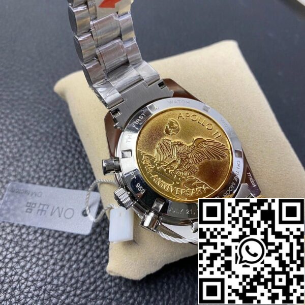 9 45 3c9125cb 34c5 487a 868d c0836ab25518 Omega Speedmaster 311.90.42.30.01.001 1:1 Best Edition OM Factory Musta kellotaulu