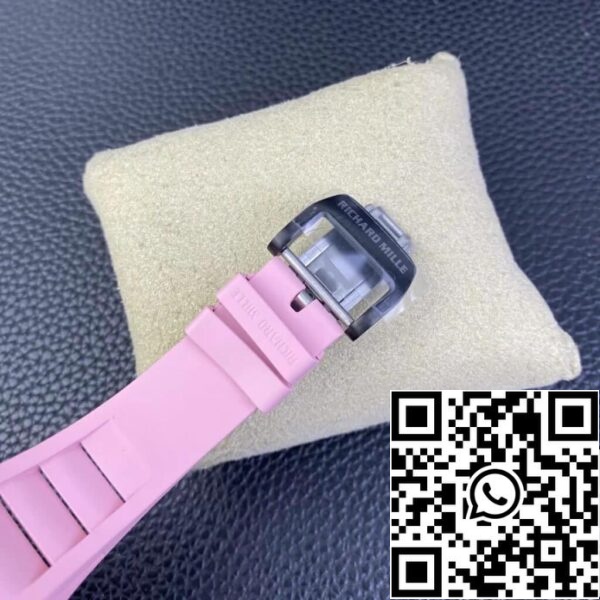 9 46 90920fbc d16c 4f1a b325 e833c38a072a Richard Mille RM35-02 1:1 Best Edition T+ Fabriek NTPT Koolstofvezel Roze Rubberen Band