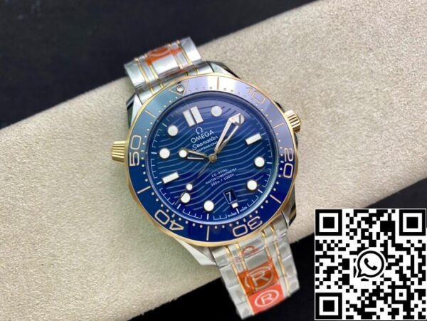 9 46 cf86dce0 866e 4315 bfca 8597d34e43d5 Omega Seamaster Diver 300M 210.20.42.20.03.001 1:1 Beste Editie OF Fabrieksblauwe Wijzerplaat