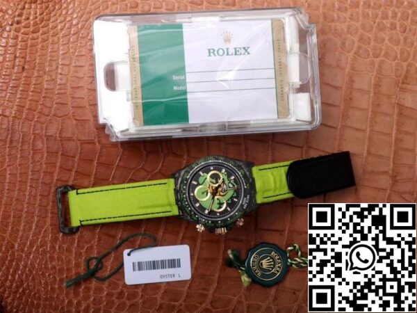 9 47 82d4aca4 80da 4735 9d1e 62ce2ceeb962 Rolex Daytona Cosmos Green Взривен дракон 1: 1 Най-добро издание WWF Фабрика за швейцарски ETA7750