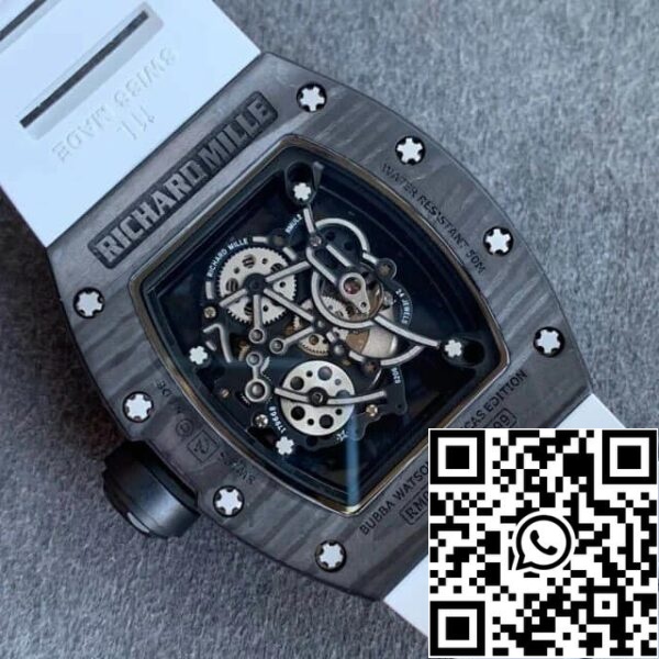 9 49 e4a51e74 8661 410b 82c2 a6fae2f3ec5c Richard Mille RM055 1:1 Meilleure édition KV Factory V2 Cadran squelette