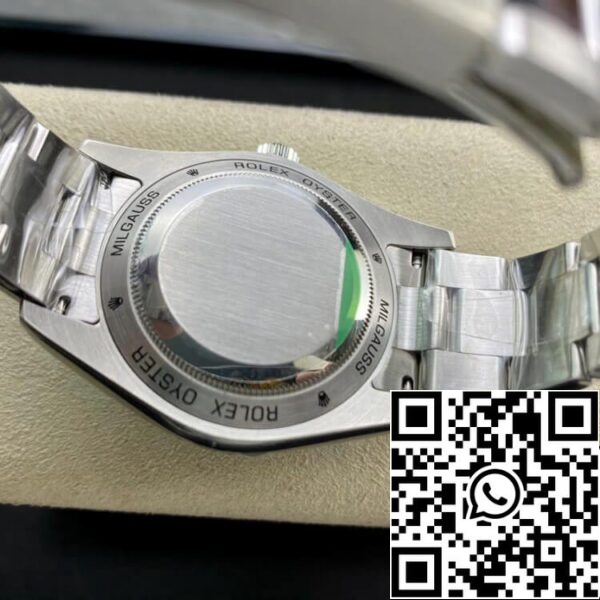 9 4 bf668b1d 0759 4eeb 9dcd 6d8a3149acba Rolex Milgauss 116400GV AR Factory 1:1 Best Edition svájci ETA3131 fekete számlapja