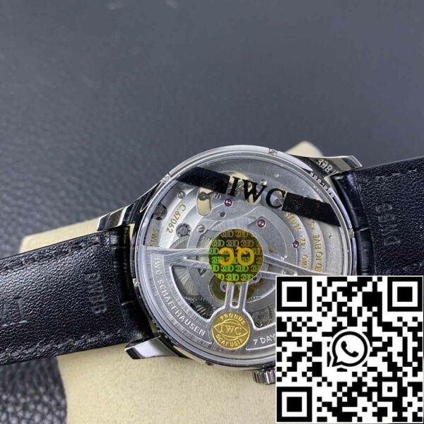 9 53 6cc0e332 46a0 4367 b458 ca8815a15429 IWC Portugees Tourbillon 1:1 Beste Editie ZF Fabriek Groene Wijzerplaat