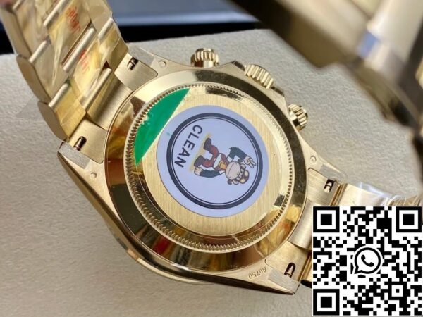 9 54 Rolex Cosmograph Daytona M116508-0009 1:1 Best Edition Czysta fabrycznie czarna tarcza