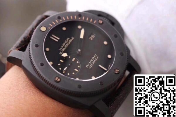 9 552 Panerai Luminor Submersible PAM508 VS Fabriek 1:1 Beste Editie Zwitserse ETA P9000 Zwarte Superlumed Wijzerplaat