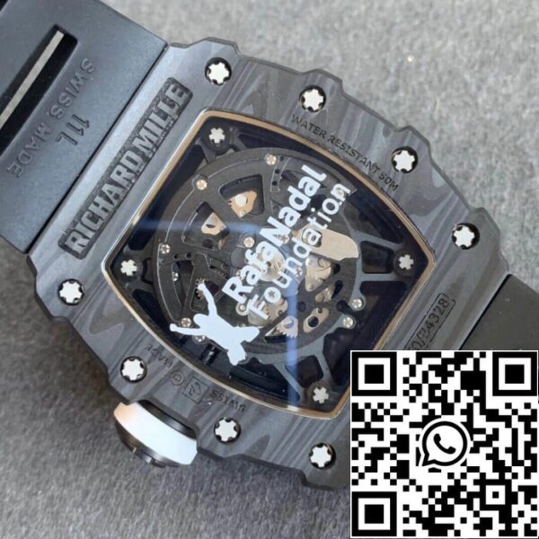 9 63 7fe229cb 0602 4e00 ae4b c268460a2378 Richard Mille RM035-02 1:1 Best Edition KV Factory szénszálas fekete szíjjal, gyári kiadás.