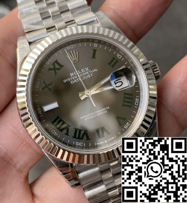 9 75 6942468e 6a3f 4315 9d1f 5899d110e07d Rolex Datejust M126334-0022 41MM 1:1 Best Edition VS Fabrieks Groene Wijzerplaat