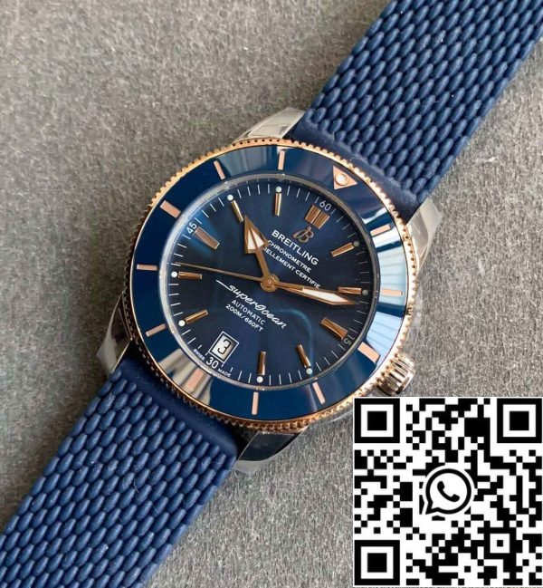 9 85 14e0779b 5688 4e51 b5fc c4a9feea68b5 Breitling Superocean Heritage UB2010161C1S1 1:1 Best Edition GF Factory Blue Dial