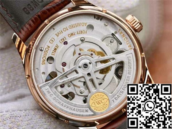 9 86 46ce65e2 7529 4a65 a3c6 0a0c4a3e2f94 IWC Portuguese Tourbillon IW546302 1:1 Best Edition ZF Factory Silver Dial