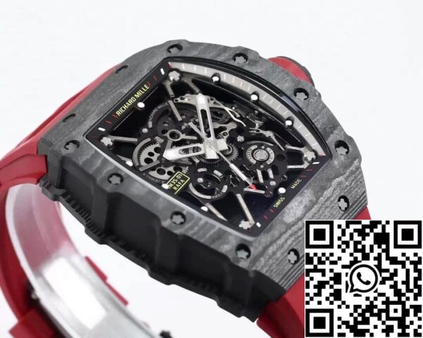 9 da72e487 9540 4e8a ad98 023f3c292a8a Richard Mille RM35-01 1:1 Meilleure édition BBR Bracelet en caoutchouc d'usine