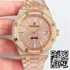 Audemars Piguet Royal Oak 1 1 Best Edition svájci ETA3120 teljes gyémánt rozsdamentes acél szíj EU Watch Store 5794 Audemars Piguet Royal Oak 1:1 Best Edition svájci ETA3120 teljes gyémánt rozsdamentes acél szíjjal