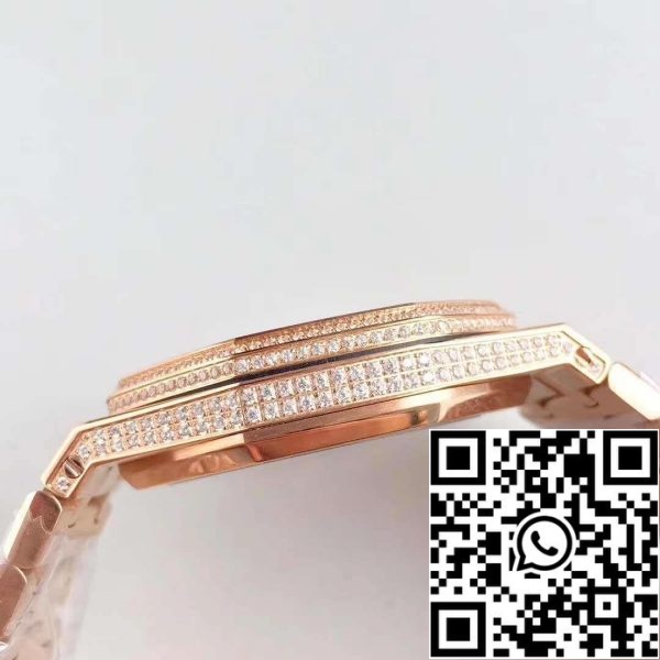 Audemars Piguet Royal Oak 1 1 Най-доброто издание швейцарско ETA3120 Rose Gold Diamond Dial EU Watch Store 127 Audemars Piguet Royal Oak 1:1 Най-доброто издание швейцарско ETA3120 Rose Gold Diamond Dial