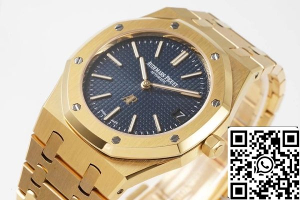 أوديمار بيجيه رويال أوك 15202BA OO 1240BA 01 1 1 1 أفضل إصدار KZ Factory Blue Dial EU Watch Store 2413 أوديمار بيجيه رويال أوك 15202BA.OO.1240BA.01 1:1 أفضل إصدار KZ Factory Blue Dial