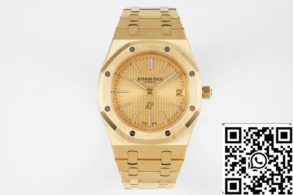 Audemars Piguet Royal Oak 15202BA OO 1240BA 02 1 1 Najboljša izdaja KZ Factory Yellow Gold EU Watch Store 4074 Audemars Piguet Royal Oak 15202BA.OO.1240BA.02 1:1 Najboljša izdaja KZ Factory Yellow Gold