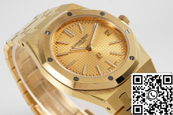 Audemars Piguet Royal Oak 15202BA OO 1240BA 02 1:1 Best Edition KZ Factory Yellow Gold EU Watch Store 7633 Audemars Piguet Royal Oak 15202BA.OO.1240BA.02 1:1 Best Edition KZ Factory Yellow Gold