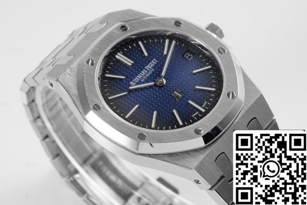 Audemars Piguet Royal Oak 15202IP OO 1240IP 01 1 1 Best Edition KZ Factory Smoky Blue Dial EU-Horlogeswinkel 113 Audemars Piguet Royal Oak 15202IP.OO.1240IP.01 1:1 Best Edition KZ Factory Smoky Blue Dial