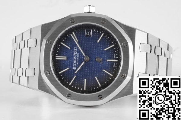 Audemars Piguet Royal Oak 15202IP OO 1240IP 01 1 1 Best Edition KZ Factory Quadrante Blu Fumé Negozio di orologi UE 6528 Audemars Piguet Royal Oak 15202IP.OO.1240IP.01 1:1 Best Edition KZ Factory Quadrante Blu Fumé