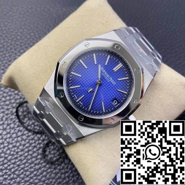 Audemars Piguet Royal Oak 15202IP OO 1240IP 01 1 1 Best Edition ZF Factory Smoked Blue Dial EU-Horlogewinkel 5267 Audemars Piguet Royal Oak 15202IP.OO.1240IP.01 1:1 Best Edition ZF Factory Smoked Blue Dial