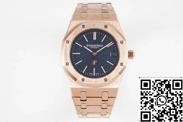 Audemars Piguet Royal Oak 15202OR OO 1240OR 01 1:1 Best Edition KZ Factory Rose Gold EU Watch Store 1403 Audemars Piguet Royal Oak 15202OR.OO.1240OR.01 1:1 Best Edition KZ Factory Rose Gold