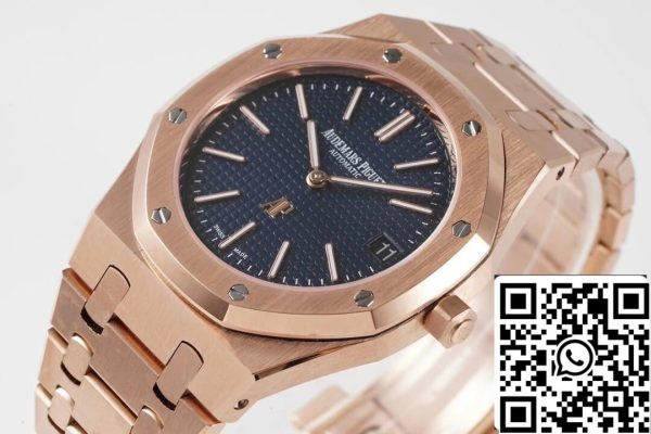 Audemars Piguet Royal Oak 15202OR OO 1240OR 01 1:1 Best Edition KZ Factory Rose Gold EU Watch Store 2957 Audemars Piguet Royal Oak 15202OR.OO.1240OR.01 1:1 Best Edition KZ Factory Rose Gold