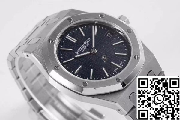 Audemars Piguet Royal Oak 15202ST OO 1240ST 01 1 1 Best Edition KZ Factory Quadrante Blu EU Watch Store 3211 Audemars Piguet Royal Oak 15202ST.OO.1240ST.01 1:1 Best Edition KZ Factory Quadrante Blu