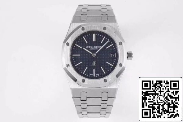 Audemars Piguet Royal Oak 15202ST OO 1240ST 01 1 1 Best Edition KZ Factory Sininen kellotaulu EU kellokauppa 9214 Audemars Piguet Royal Oak 15202ST.OO.1240ST.01 1:1 Best Edition KZ Factory Sininen kellotaulu