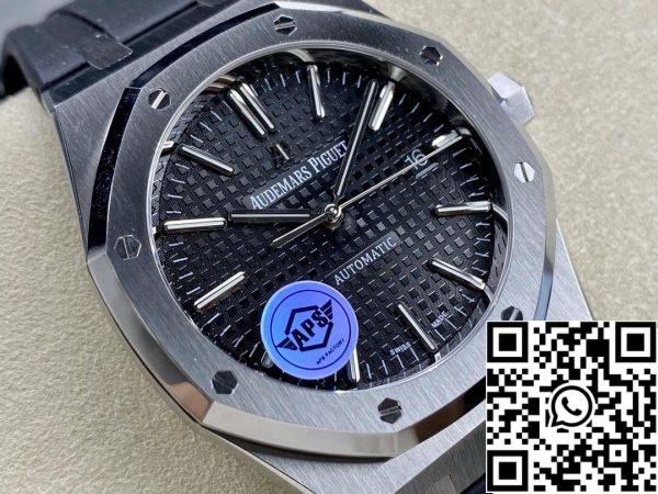 Audemars Piguet Royal Oak 15400 1:1 Best Edition APS Factory Black Rubber Strap EU Watch Store 5020 Audemars Piguet Royal Oak 15400 1:1 Best Edition APS Factory Black Rubber Strap