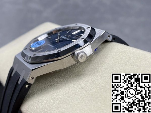 Audemars Piguet Royal Oak 15400 1 1 Best Edition APS Factory Cadran bleu Bracelet caoutchouc EU Watch Store 5752 Audemars Piguet Royal Oak 15400 1:1 Best Edition APS Factory Cadran bleu Bracelet caoutchouc