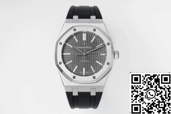 Audemars Piguet Royal Oak 15400 1:1 Best Edition APS Factory Gray Dial Rubber Strap EU Watch Store 1622 Audemars Piguet Royal Oak 15400 1:1 Best Edition APS Factory Gray Dial Rubber Strap