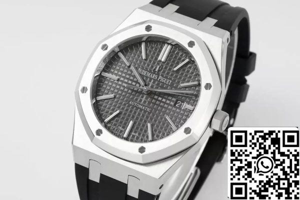 Audemars Piguet Royal Oak 15400 1 1 Best Edition APS Factory Gray Dial Rubber Strap EU Watch Store 232 Audemars Piguet Royal Oak 15400 1:1 Best Edition APS Factory Gray Dial Rubber Strap