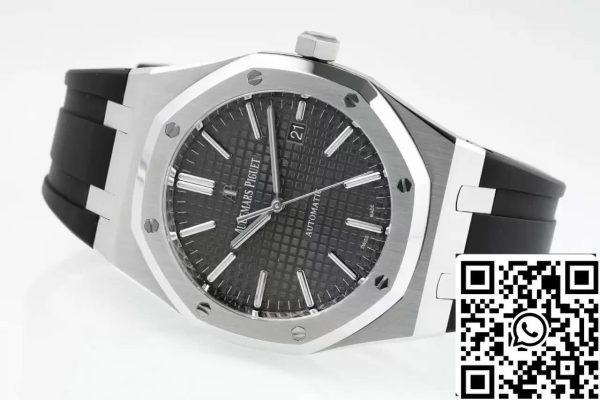 Audemars Piguet Royal Oak 15400 1:1 Best Edition APS Factory Gray Dial Rubber Strap EU Watch Store 7159 Audemars Piguet Royal Oak 15400 1:1 Best Edition APS Factory Gray Dial Rubber Strap