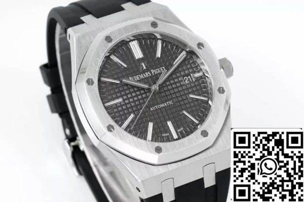 Audemars Piguet Royal Oak 15400 1:1 Best Edition APS Factory Gray Dial Rubber Strap EU Watch Store 9676 Audemars Piguet Royal Oak 15400 1:1 Best Edition APS Factory Gray Dial Rubber Strap