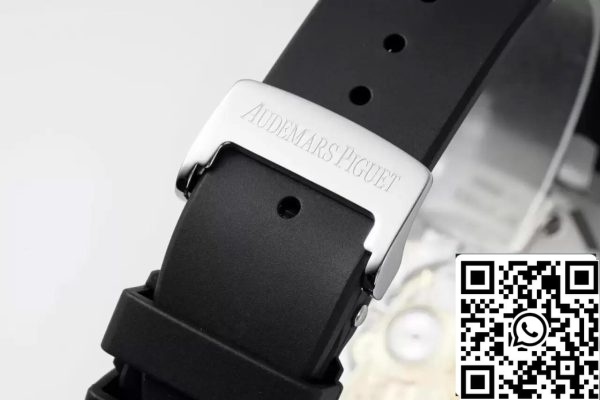 Audemars Piguet Royal Oak 15400 1 1 Najboljša izdaja APS Factory White Dial Rubber Strap EU Watch Store 8693 Audemars Piguet Royal Oak 15400 1:1 Najboljša izdaja APS Factory White Dial Rubber Strap